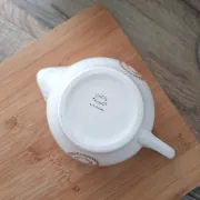 Saucière Gien marron et orange modèle Ladon