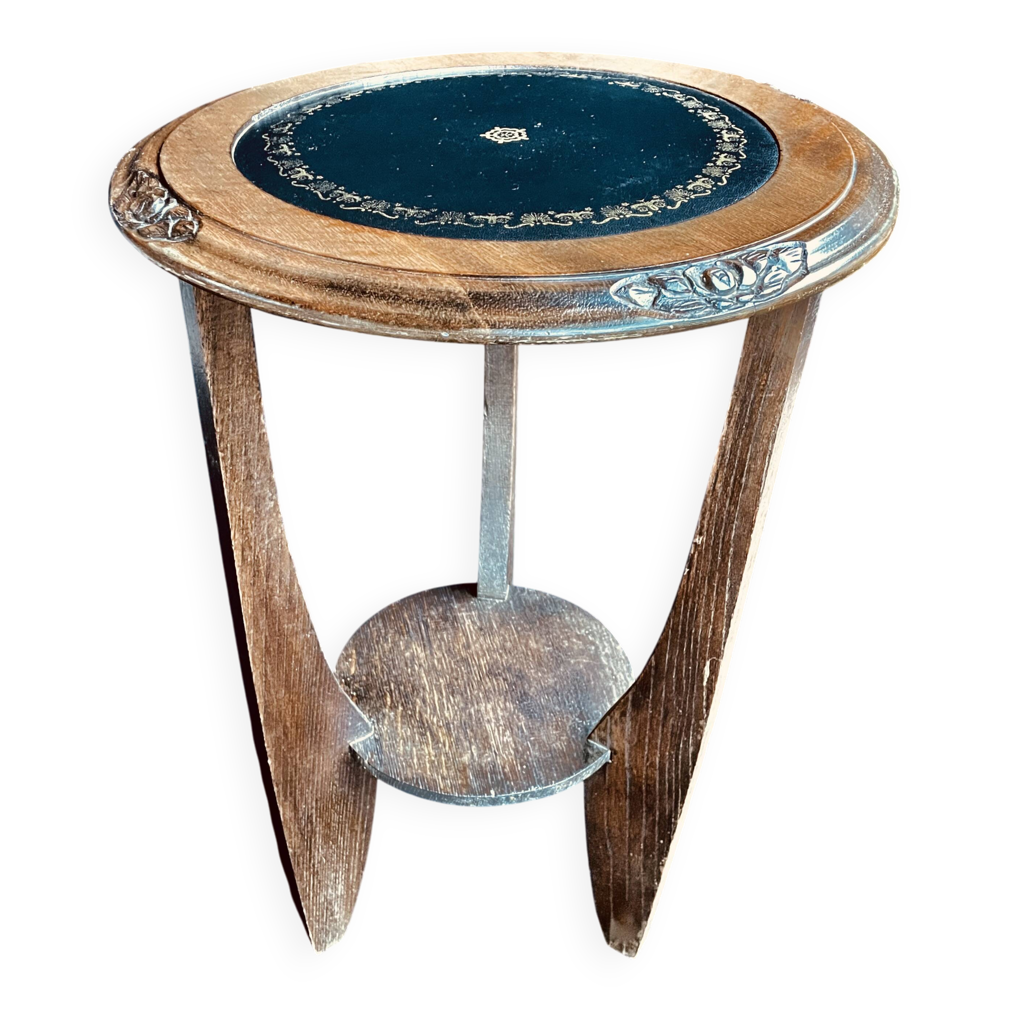 Small Art Deco pedestal table, 1960s