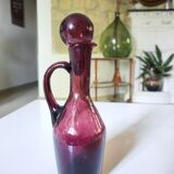 Bubbled glass decanter