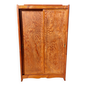 sliding door wardrobe, vintage, possible hanging space