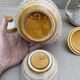 Stoneware coffee set niderviller model fauve - vintage - hand decoration