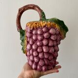 Pitcher - vintage slurry decanter in the shape of grapes