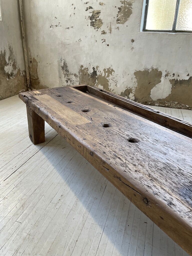 Brutally artisanal oak coffee table