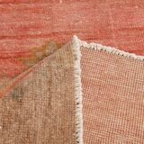 Red & Cream Classic Turkish Runner Rug, 75x296Cm