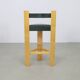 3x Postmodern Barstools in Leather, 1990s