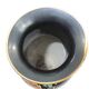 Old Large black vase decorated with leaves /vintage/ XXsiecle/potiche