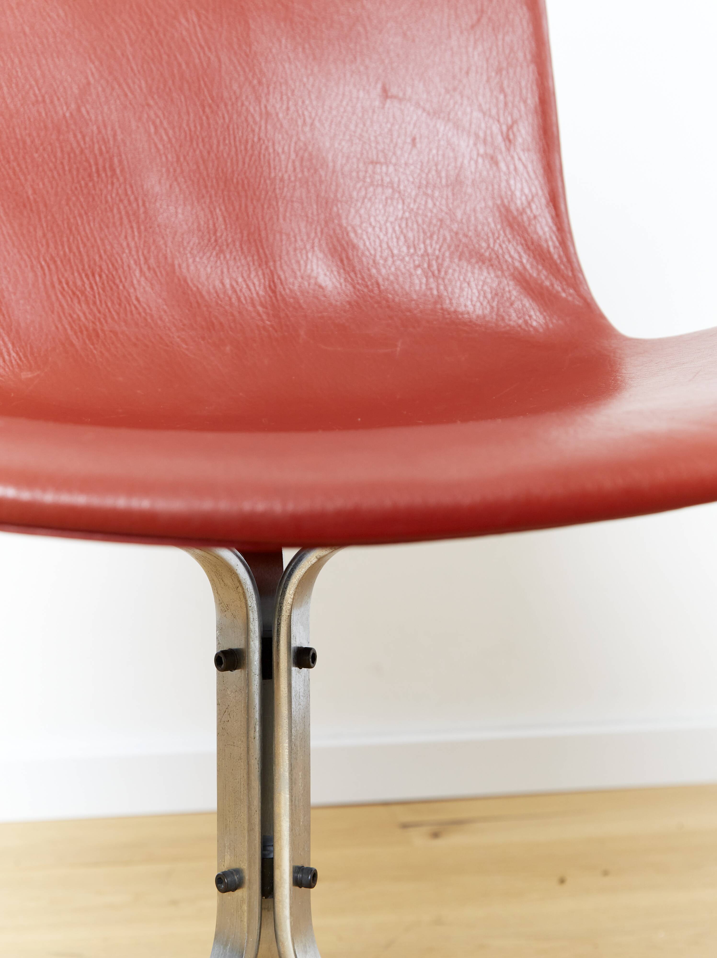 Chaise Poul Kjærholm PK9 pour Fritz Hansen