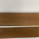 60s wall-mounted string shelf, wood and metal