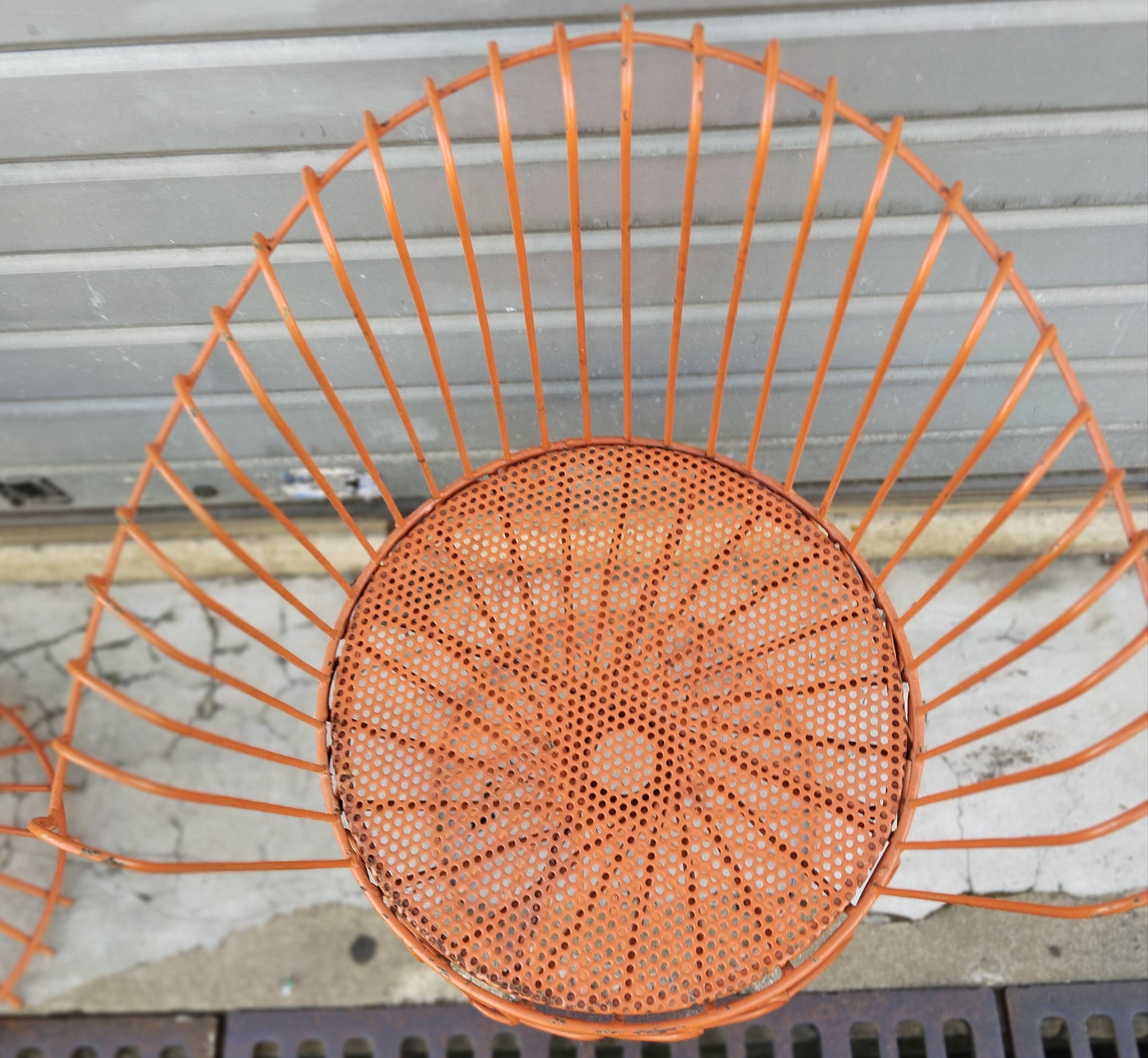 Pair of MATÉGOT armchairs