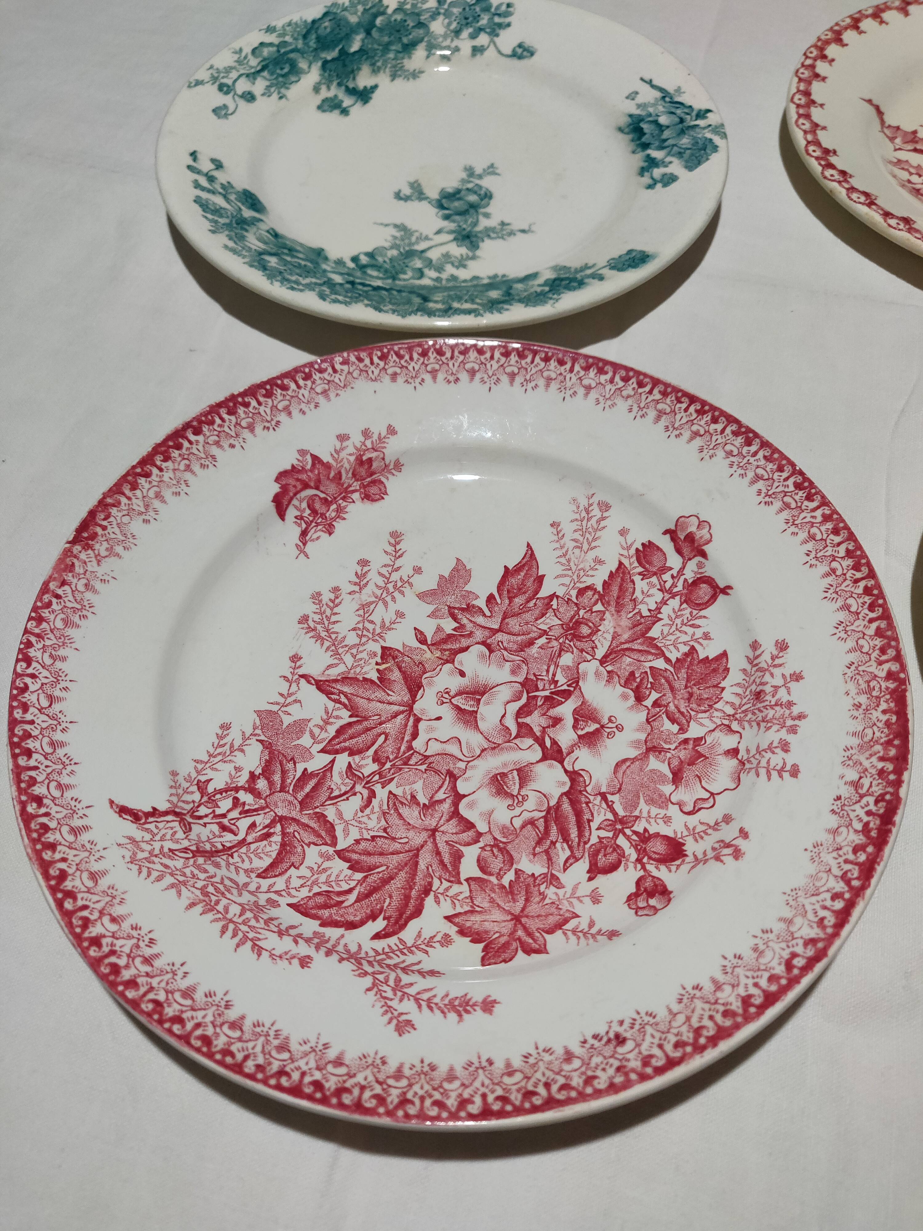 Assiettes à dessert en Terre de Fer