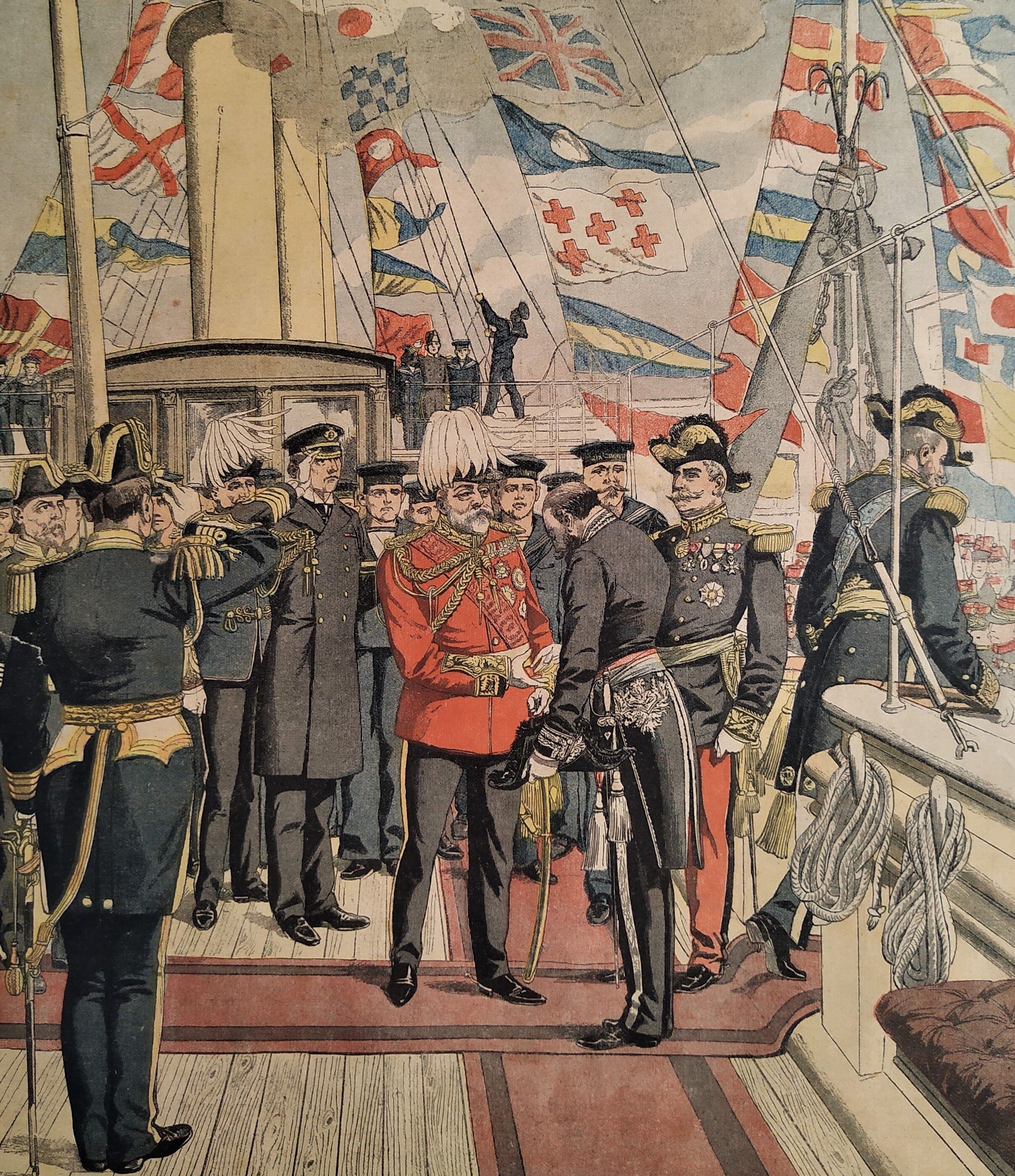 The King of England in France in May 1903