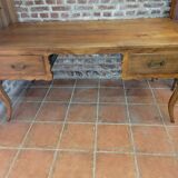 Office louis XV Norman style in cherry tree