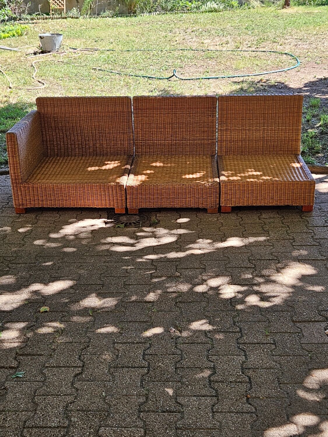 Wicker sofa
