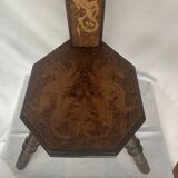 Chaise tripode en bois