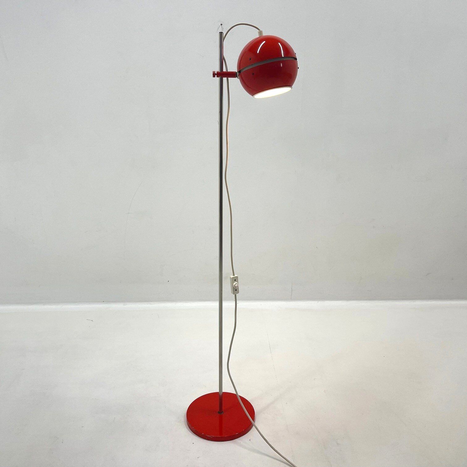 Lampadaire réglable de style spatial des années 1960, Allemagne