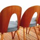 5 chaises, design. A. Suman, Tatra Nabytok, Tchécoslovaquie, années 60