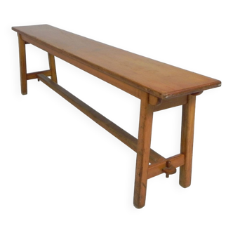 150 cm long wooden bench, 1950s