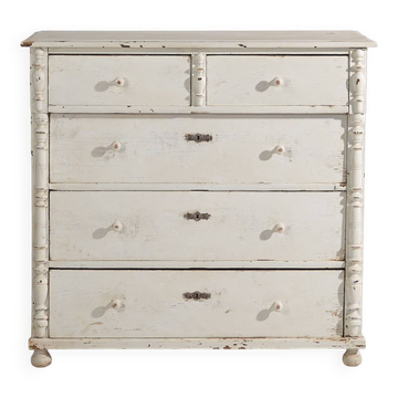 Commode ancienne blanche (c.1920)