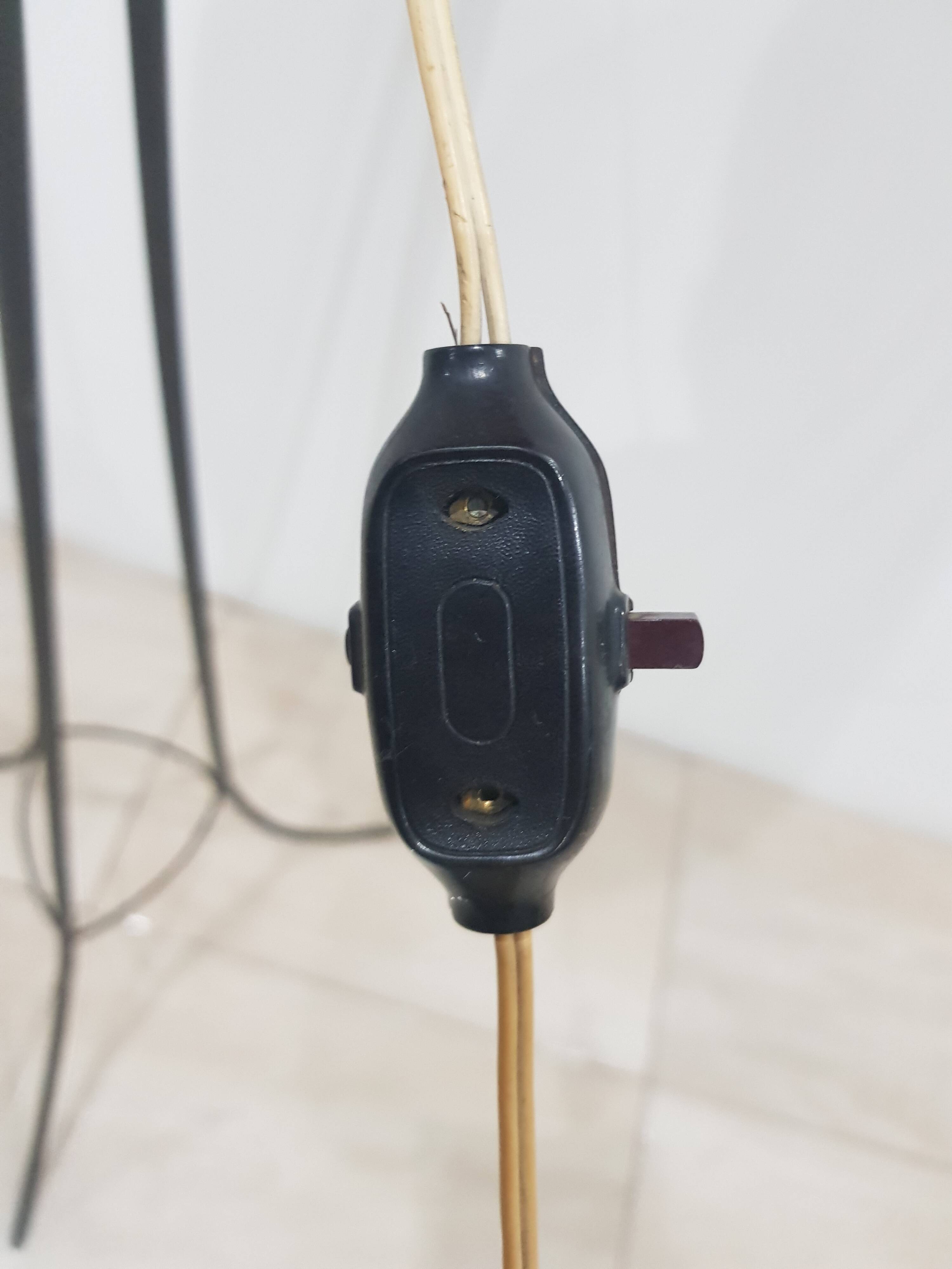 Brutalist Floor Lamp / Austria / 1940s.