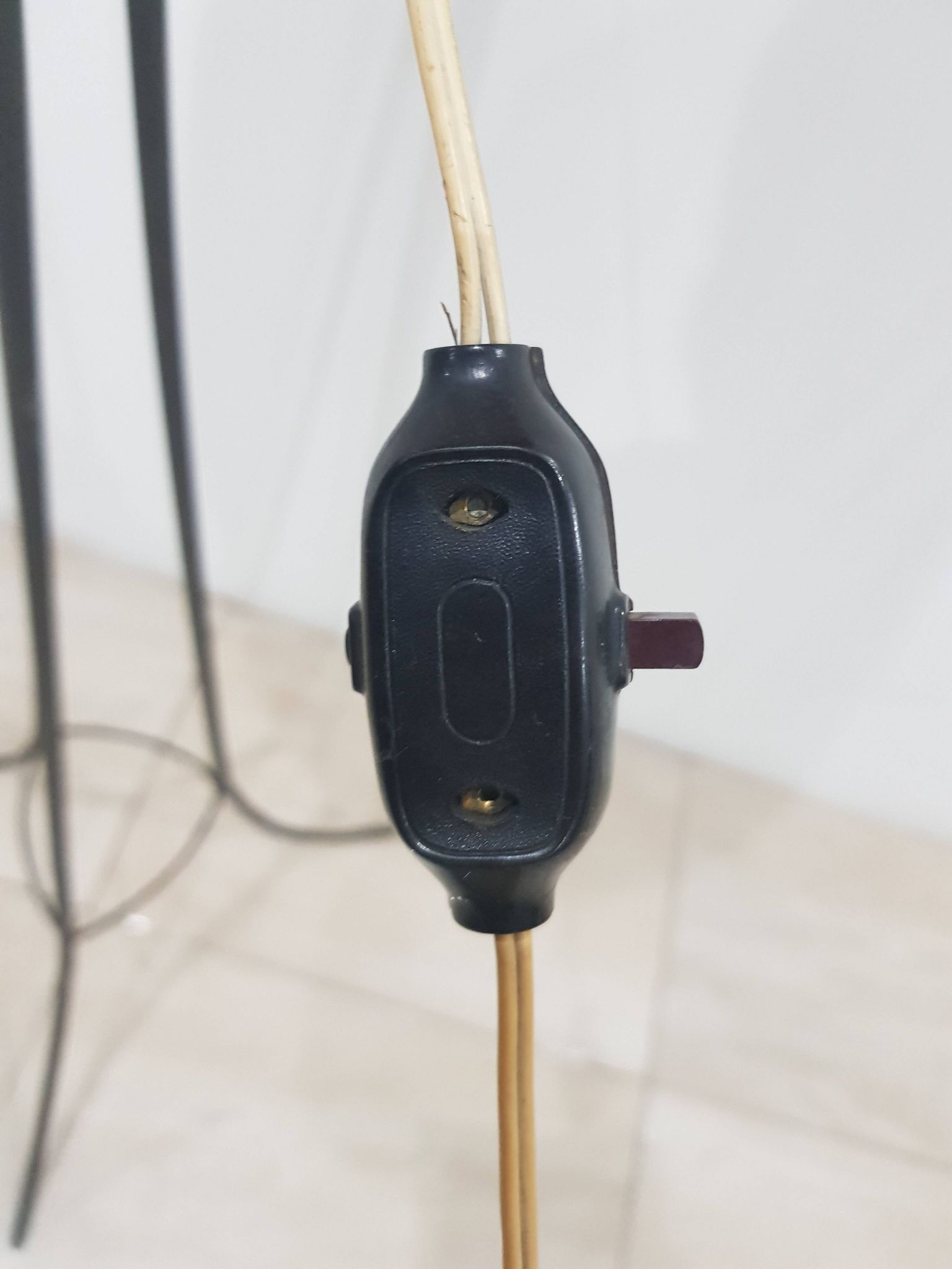 Brutalist Floor Lamp / Austria / 1940s.