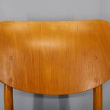1970s Set of Four Beech Dining Chairs by TON, Czechoslovakia