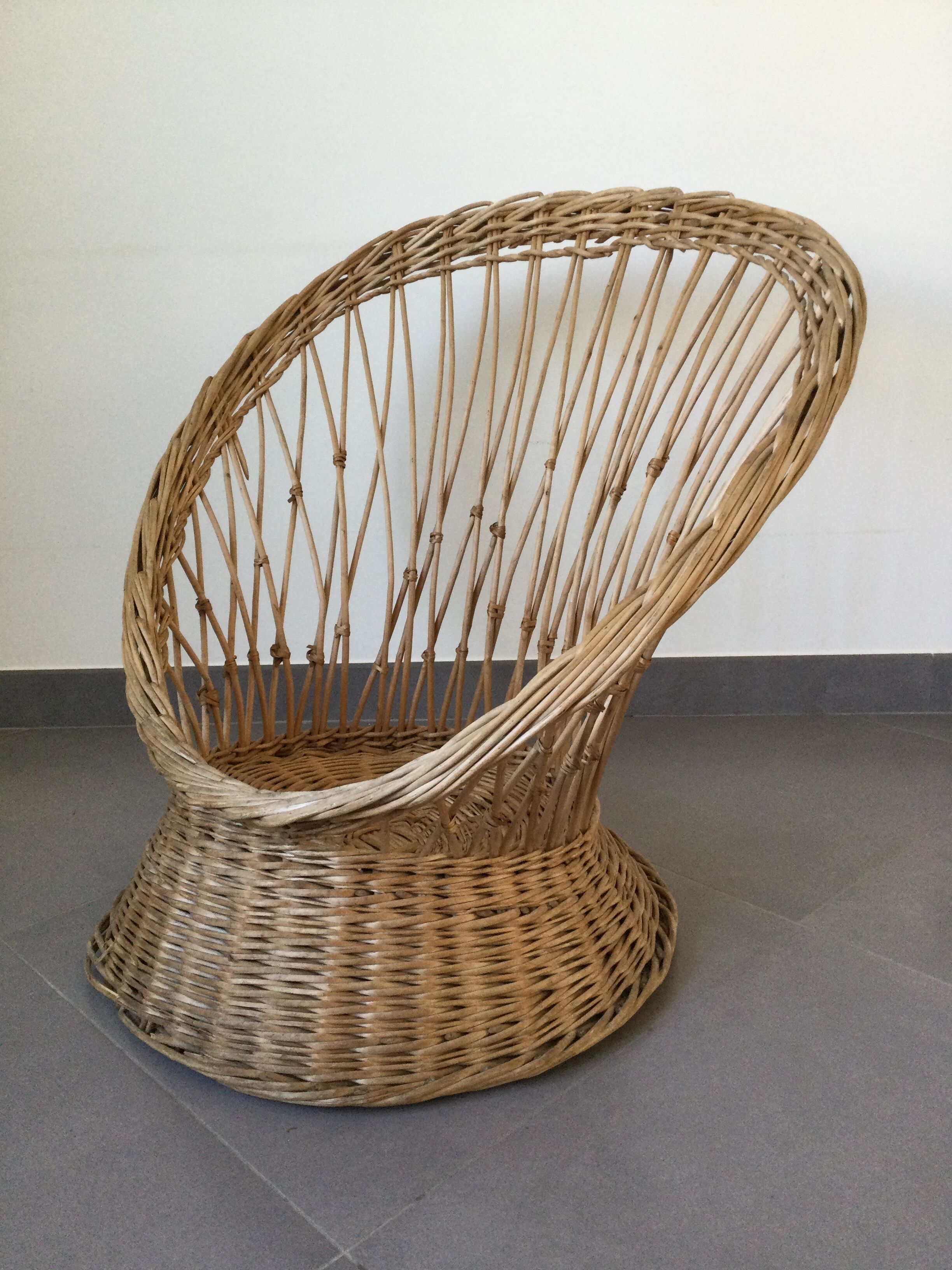 Rattan armchair