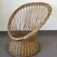 Rattan armchair