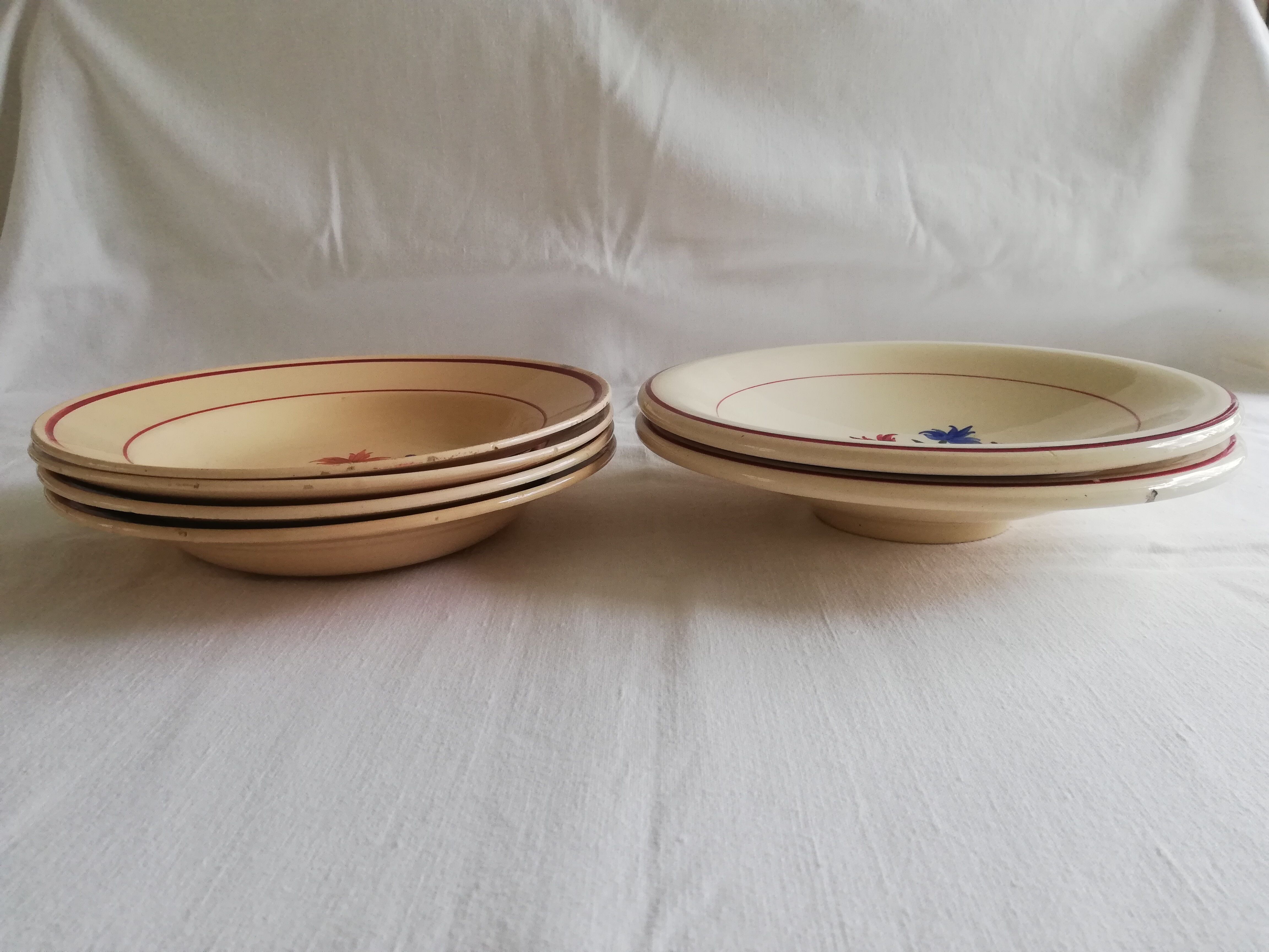 Vintage Luneville K&G plates