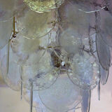 Glass chandelier