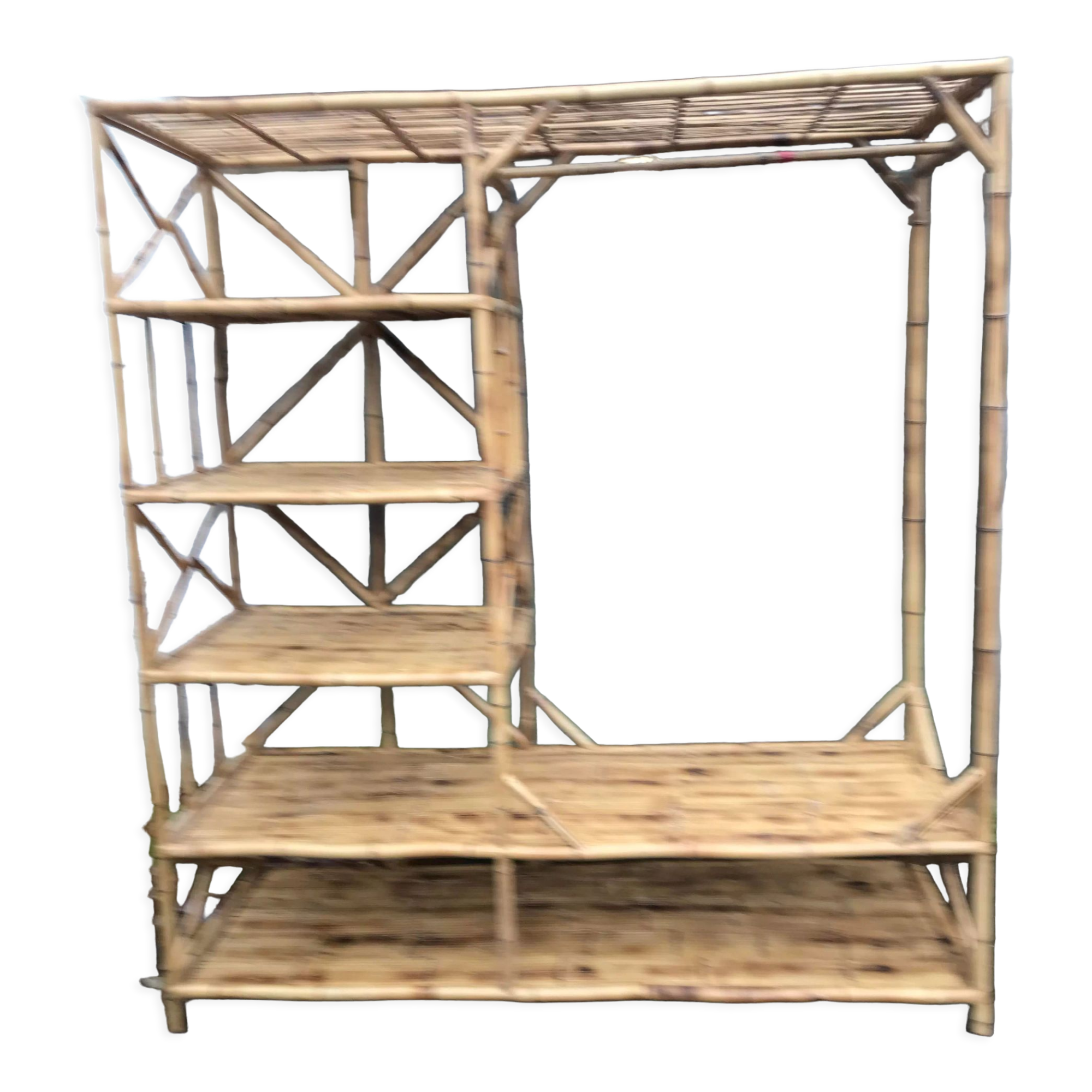 Bamboo wardrobe cabinet from Madagascar