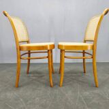 Set of 4 Bentwood Chairs No. 811 after Hoffmann, 1990s