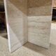 Set of 3 travertine nesting tables