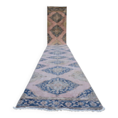 Tapis de couloir turc vintage