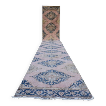 Tapis de couloir turc vintage