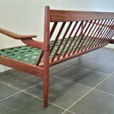 Scandinavian vintage 3-seater sofa in solid wood