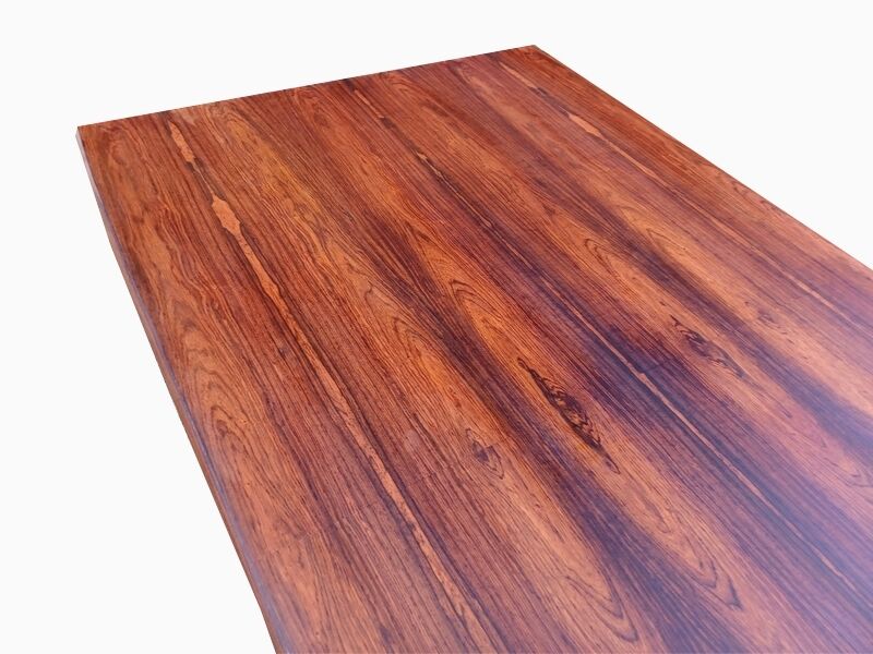 Vintage Scandinavian dining table from the 1960s, extendable, made of rosewood.