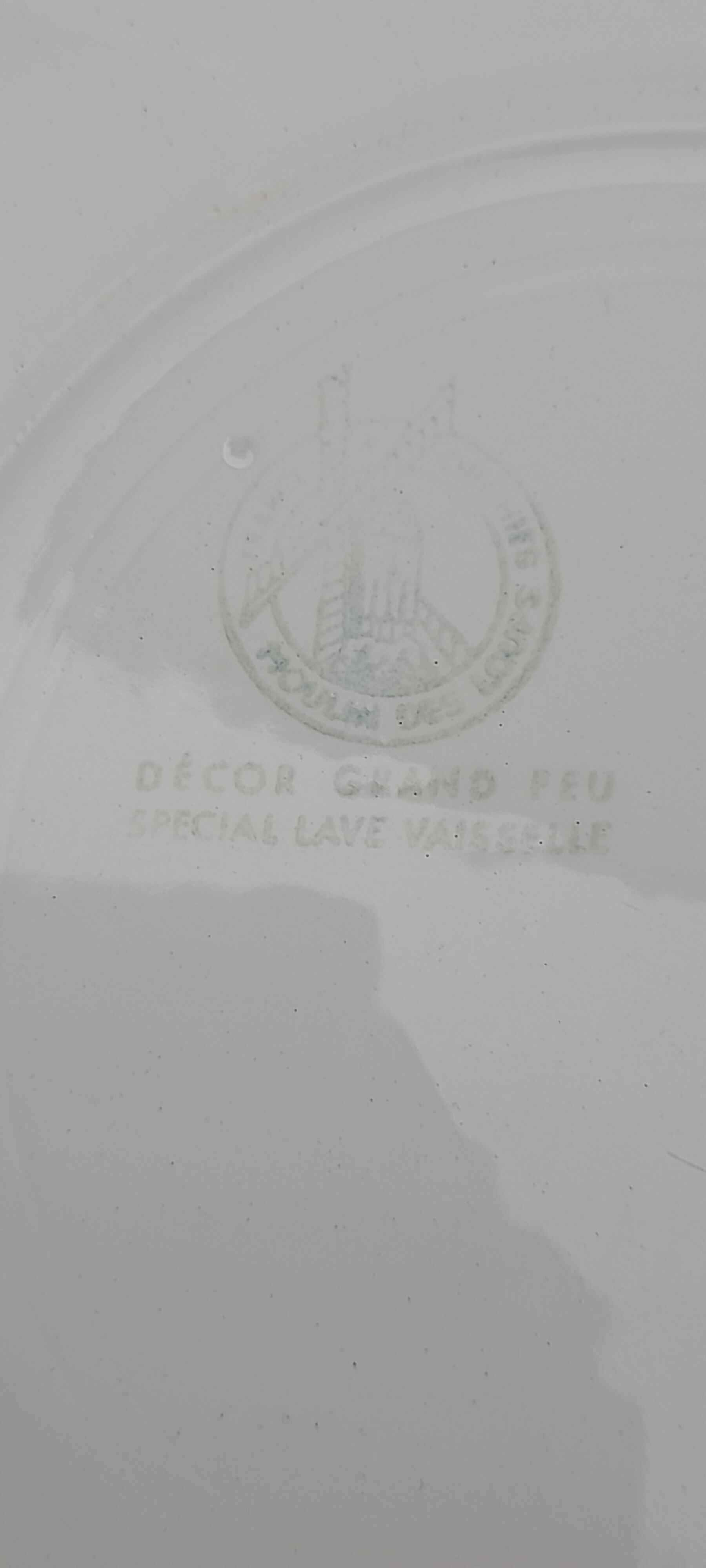 9 earthenware dessert plates Moulin des loups orchies model Ontario diam 20 cm