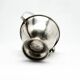 Art Deco sugar bowl, silver-plated brass, Poland, 1920s