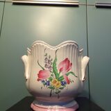 Lunéville Kg flowerpot with street lamp decor