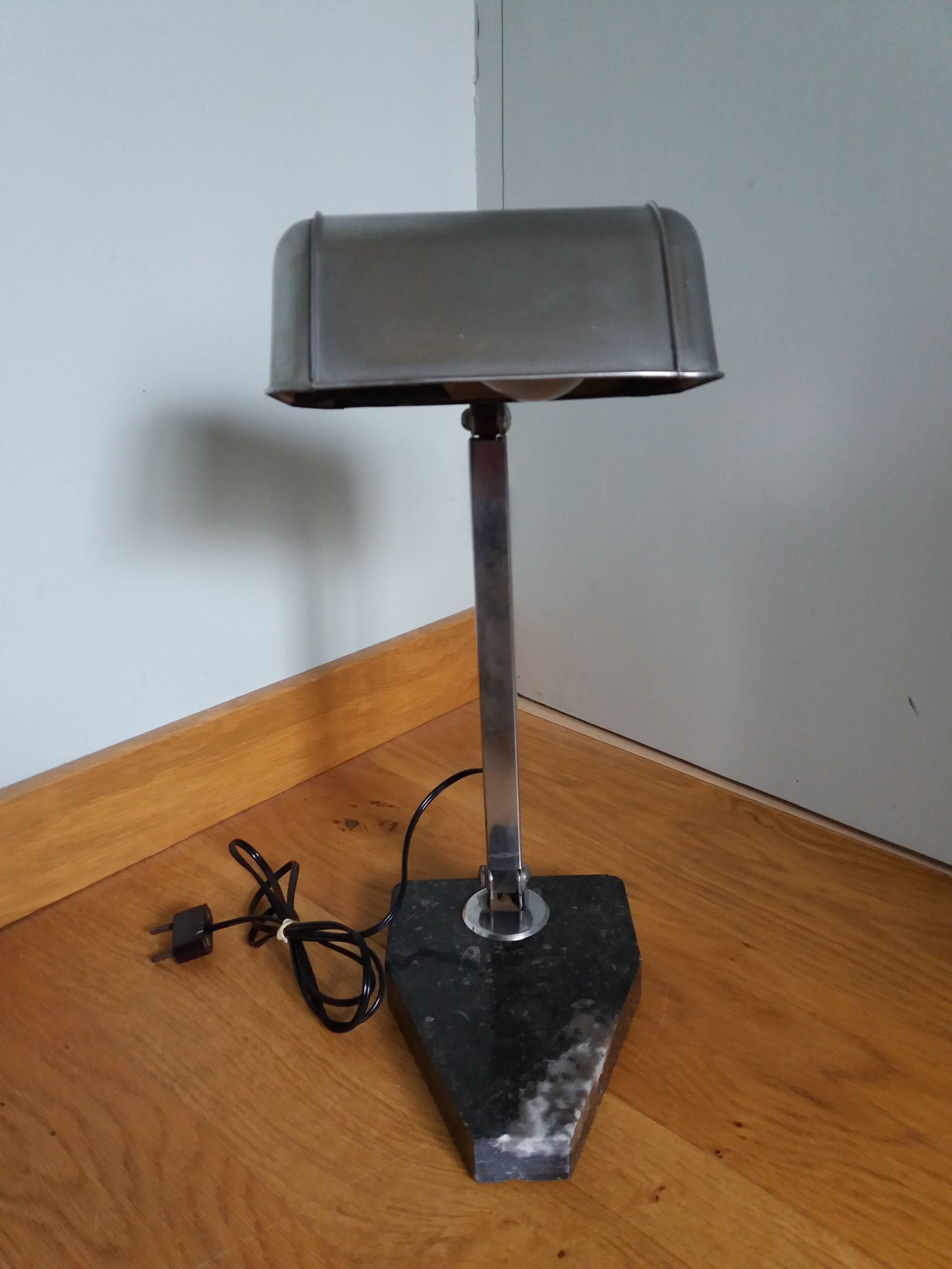 Art Deco “French craftsmanship” articulated lamp