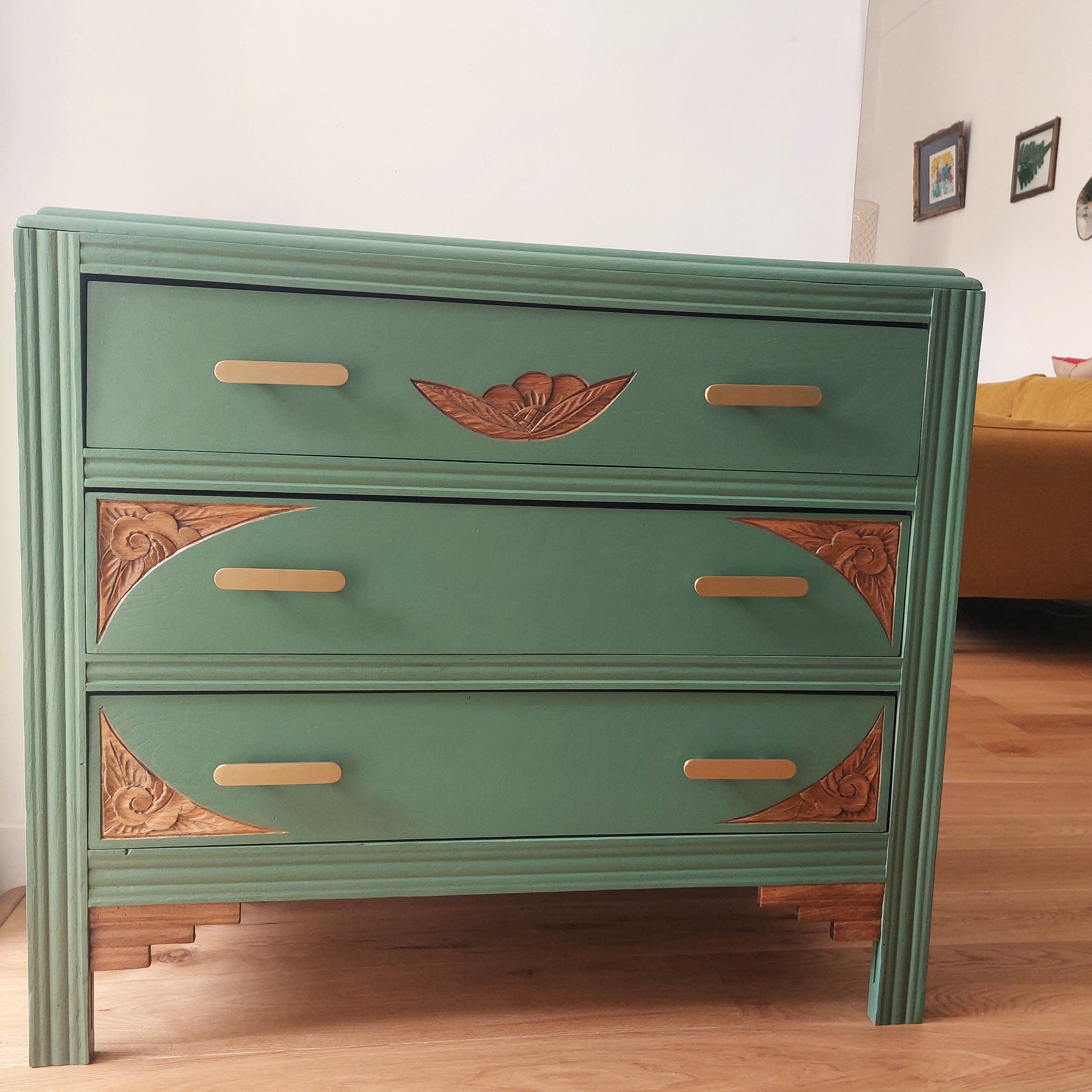 Dresser 3 drawers Art Deco