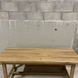 Large solid wood farmhouse table – country style