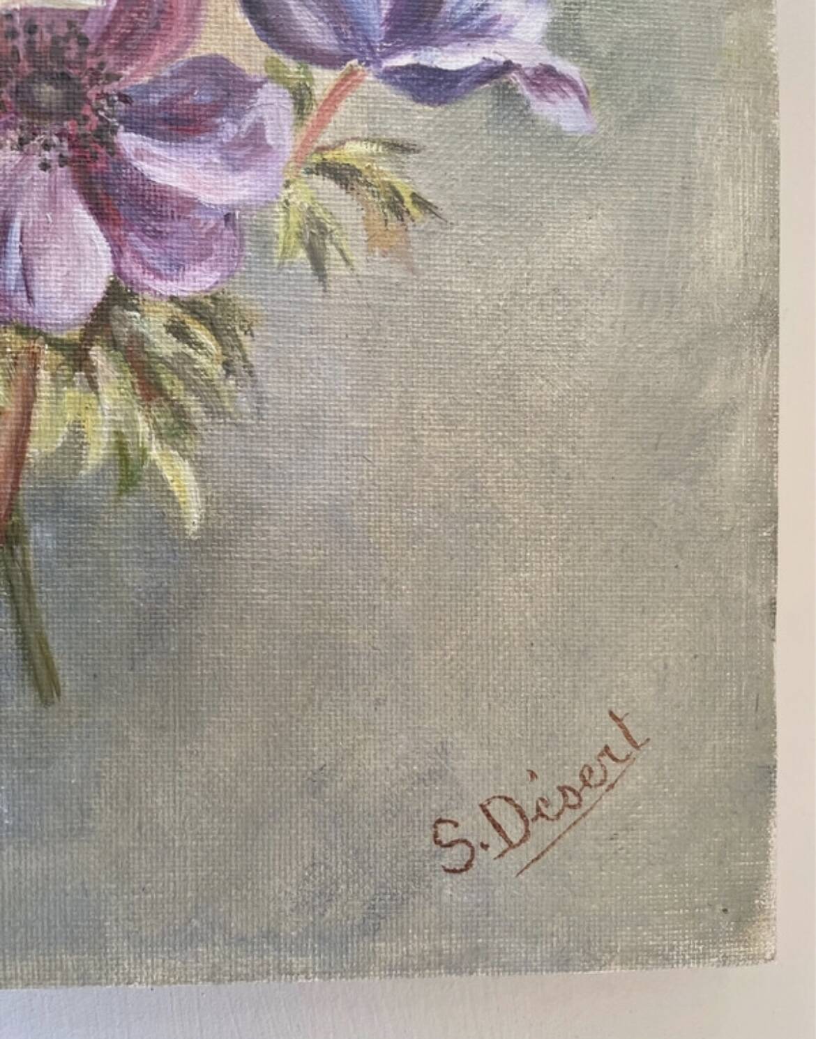 Ancient floral tableau