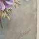 Tableau ancien floral