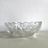 Engraved crystal salad bowl / fruit bowl