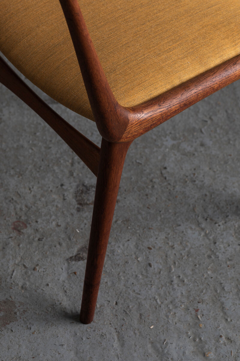 Set of 4 boomerang dining chairs by Alfred Christensen, Denmark 1960