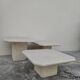 Set of 3 nesting wooden coffee tables, 1970s design