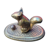 Statuette laiton ecureuil