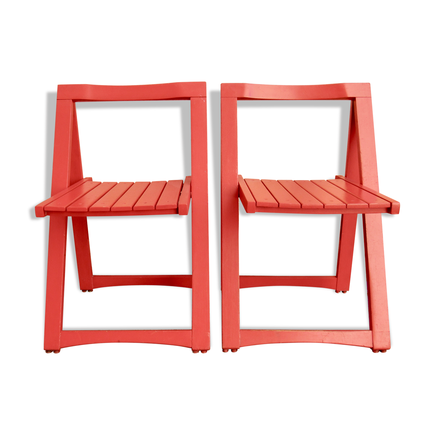 Pair of folding chairs, vintage Habitat