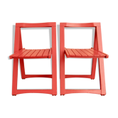 Paire de chaises pliantes, Habitat vintage